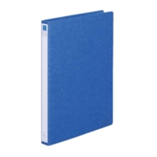 リングファイル紙製Ｂ４縦２穴　背幅３５　２００枚収容　藍　300841