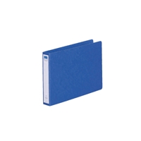 リングファイル紙製Ｂ５横２穴　背幅３５　２００枚収容　藍　300847
