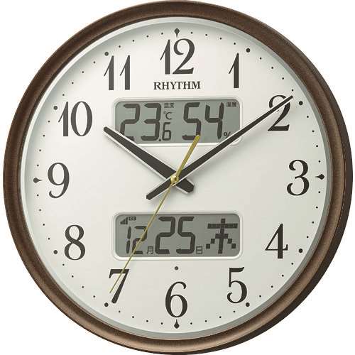 ■ＲＨＹＴＨＭ　リズム　電波掛時計 8FYA04SR06