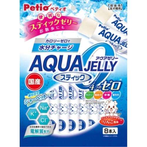 ペティオ　アクアゼリー　りんご風味　スティック　８本入