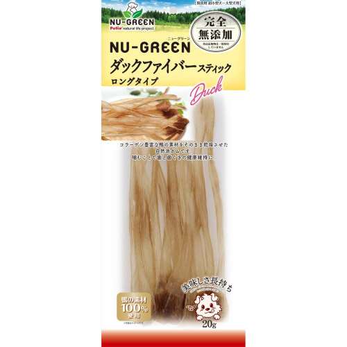 ペティオ　ニューグリーン　完全無添加　ダックファイバースティック　ロングタイプ　２０ｇ