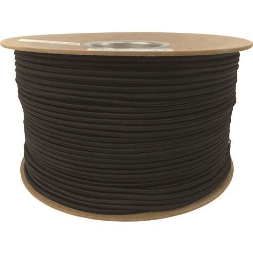 ■ユタカメイク　タイトゴムロープドラム巻　６ｍｍ×２００ｍ　ブラック PRT32
