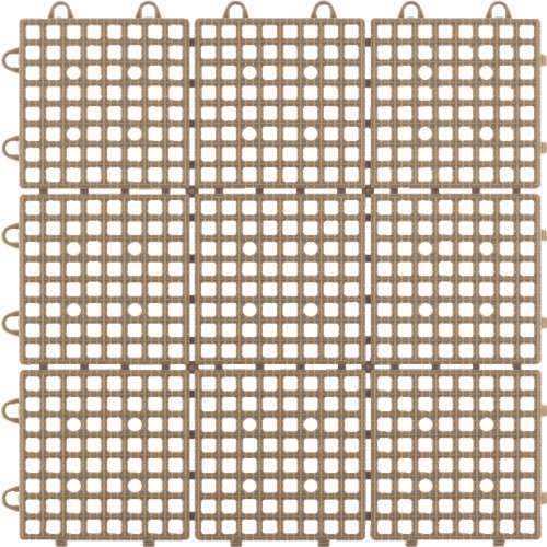 ■ワタナベ工業(Watanabe Industry) 　タイル　システムスクエアー　３０×３０ｃｍ　ブラウン　SQ-303