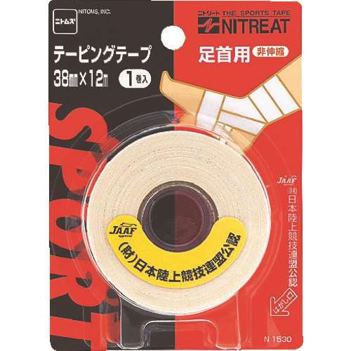 ニトムズ　テ‐ピングテ‐プ足首用３８　（１ＰＫ＝１巻入） N1530