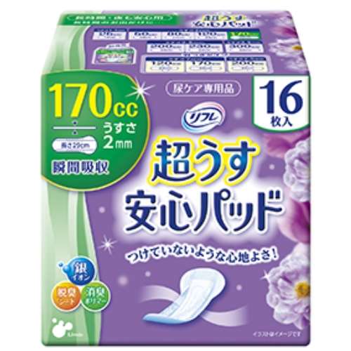 リフレ 超うす安心パッド170cc 16枚