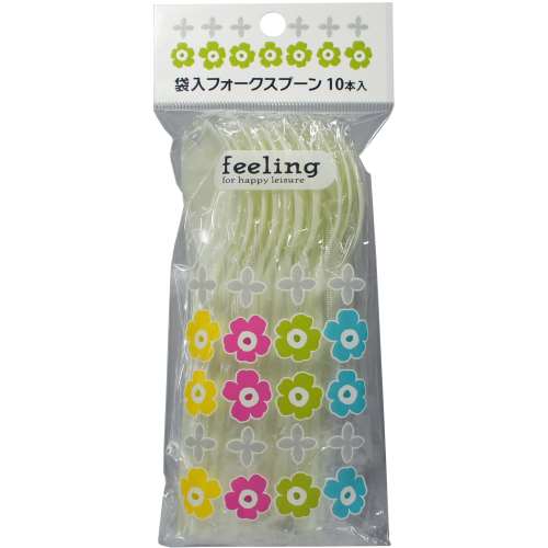 大和物産　袋入スプーンフォーク　１０本組