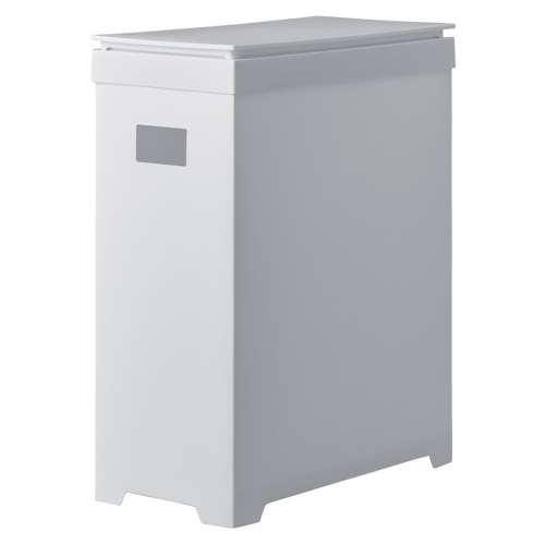 ゴミ箱 35L シンプルダストボックス スリムオープン ホワイト