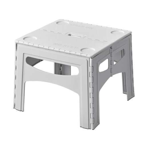 アウトドアテーブル フォールディングテーブル 51×48×39cm ホワイト