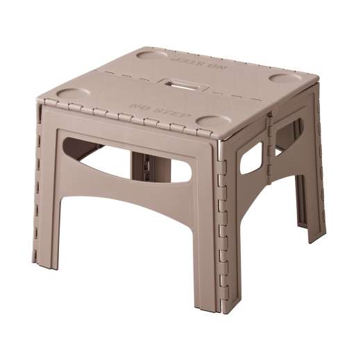 アウトドアテーブル フォールディングテーブル 51×48×39cm ベージュ