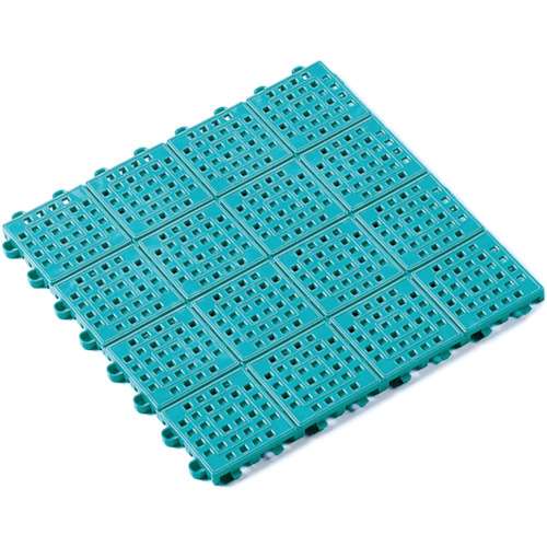 ■テラモト　タッチマットツー　３００×３００ｍｍ　緑　MR-064-176-1