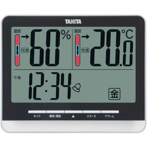 ■ＴＡＮＩＴＡ　デジタル温湿度計　ＴＴ‐５３８‐ＢＫ　TT538BK
