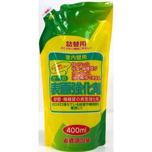 家庭化学　かべの表面強化剤詰替用　４００ｍｌ