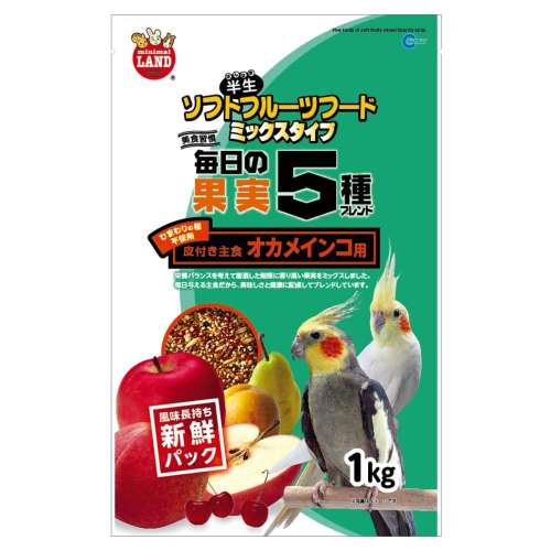 マルカン　毎日の果実５種ブレンド オカメインコ用