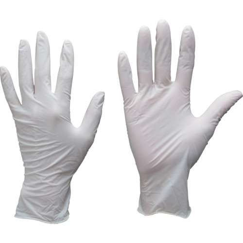 ■トワロン　天然ゴム極うす手袋　粉付（１００枚入）　Ｌ291L