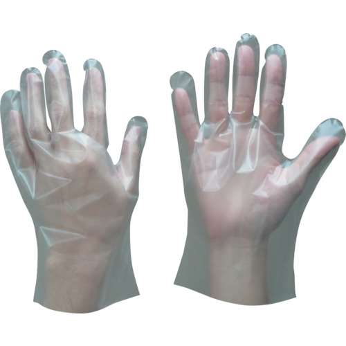 ■トワロン　使い捨て手袋　ポリエチレン手袋　内エンボス　Ｓ　（１００枚入） 409S