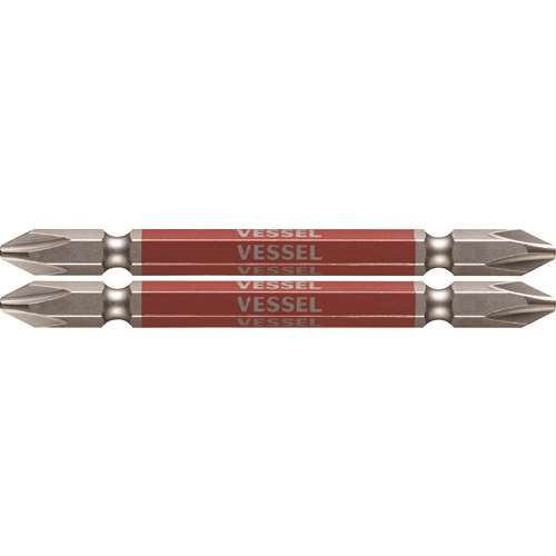 ベッセル　剛彩ビット　２本組　（両頭）　＋２×８２ｍｍ GS142082