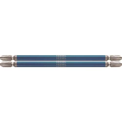 ベッセル　剛彩ビット　２本組　（両頭）　＋３×１５０ｍｍ GS143150
