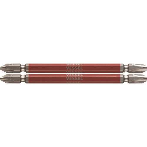ベッセル　剛彩ビット　２本組　（両頭コンビ）　＋２／＋３×１１０ｍｍ GS142311