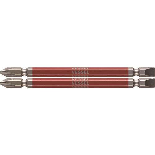 ベッセル　剛彩ビット　２本組　（両頭コンビ）　＋２／‐６×１１０ｍｍ GS142611