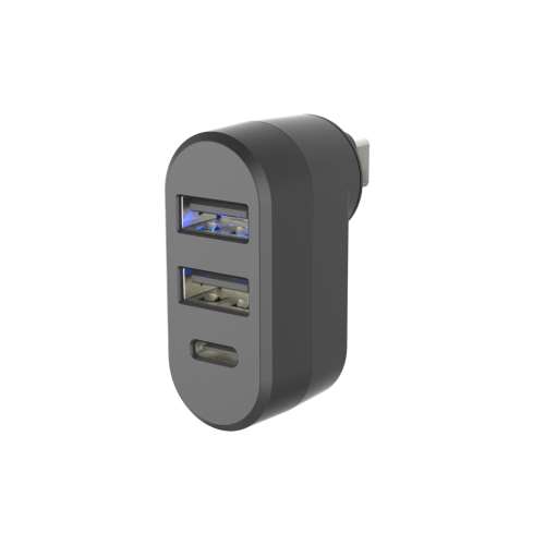 カシムラ　ＵＳＢ増設　Ａ‐２　Ｃ‐１　Ｃ給電　ＤＣ０５６
