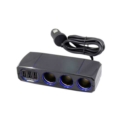 カシムラ　３連セパレートソケット　３リバーシブルＵ　ＫＸ２２０