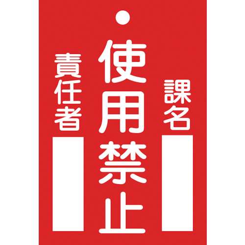 ■緑十字　札‐１０３　使用禁止　１２０×８０×２ｍｍ　ラミプレート　085103
