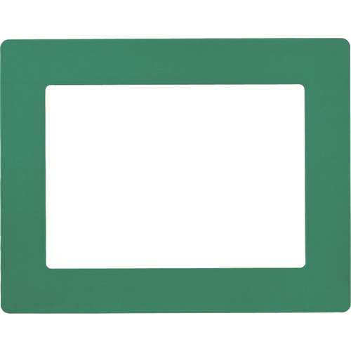 ■緑十字　路面用区画標識（Ａ４用紙対応タイプ）　緑　３１２×３９８ｍｍ　裏テープ付 403112