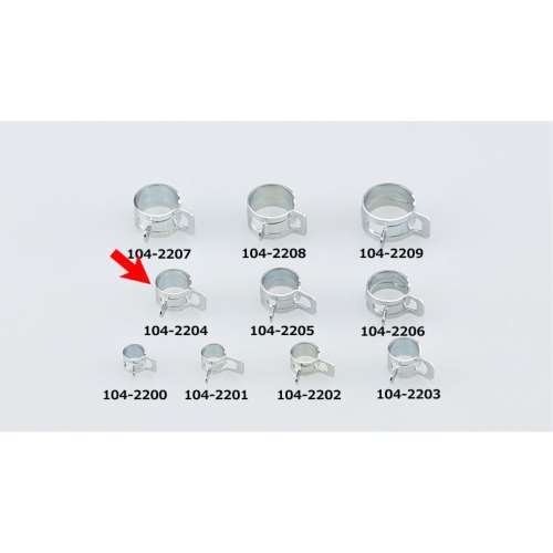 キジマ (KIJIMA) ホース パワーバンド10mm 5個SET 104-2204