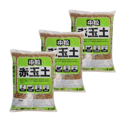 廣田商店　赤玉土　中粒　１２Ｌ　×3個セット