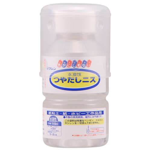 ワシン　水溶性つやだしニス　１１０ｍｌ