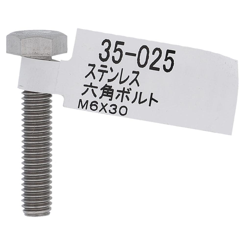 ステンレス 六角ボルト M6X30