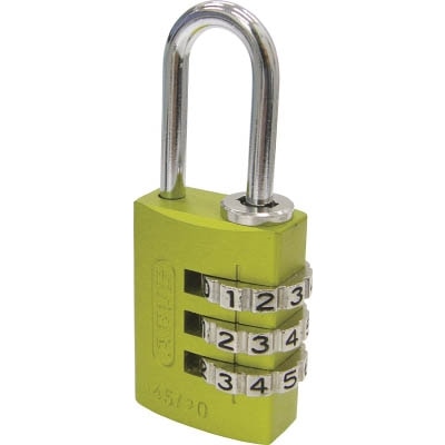 ＡＢＵＳ　ナンバー可変式南京錠　１４５‐２０　イエロー　145-20-YE
