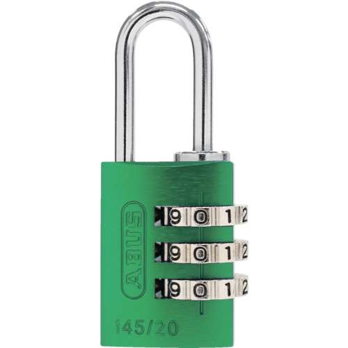 ■ＡＢＵＳ　ナンバー可変式南京錠　１４５‐２０　グリーン 14520GR