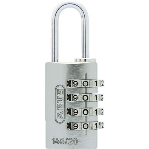 ■ＡＢＵＳ　ナンバー可変式４段ダイヤル南京錠　１４５‐４ｄ　２０　ＢＫ 1454D20BK