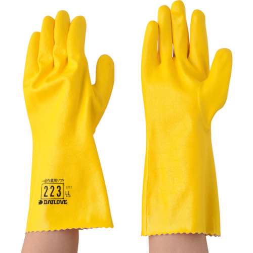 ■ＤＡＩＬＯＶＥ　耐溶剤用手袋　ダイローブ２２３（ＬＬ） D223LL