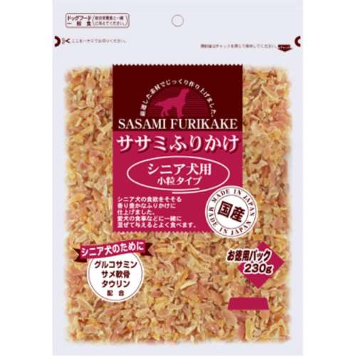 九州ペット　ＶＡふりかけ　鶏ささみシニア小粒タイプ　２３０ｇ