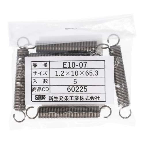 SHK ( 新生発条工業 )  実用小型引張バネ E10-07
