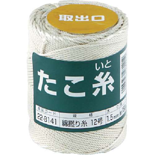 高木　たこ糸　綿撚り糸　＃１２　22-8141