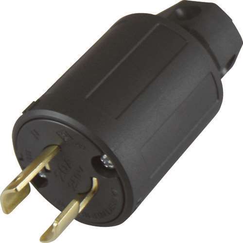 ■アメリカン電機　引掛形　ナイロンプラグ　２Ｐ２０Ａ２５０Ｖ　2222N