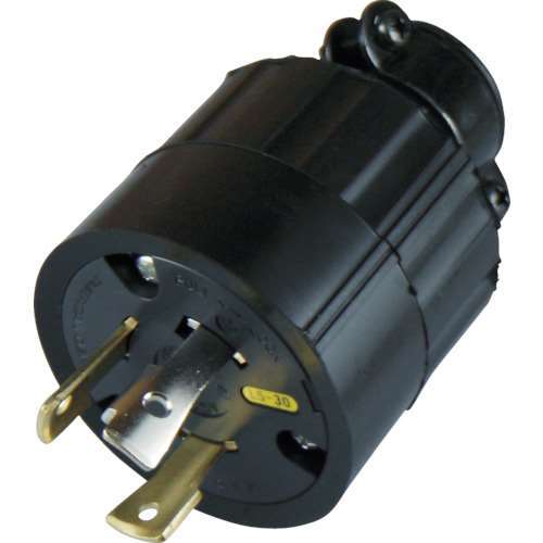 ■アメリカン電機　引掛形　ゴムプラグ　接地２Ｐ３０Ａ１２５Ｖ　3312R-L5