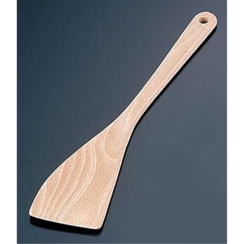 木製　調理ヘラ　斜め　０５９０７（ブナ材）