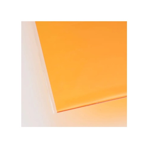 塩ビシート　オレンジ　３００×３００×１．０ｍｍ
