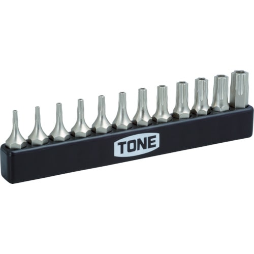 ■ＴＯＮＥ　Ｔ型トルクスビットセット（いじり防止タイプ）　BTTH12S