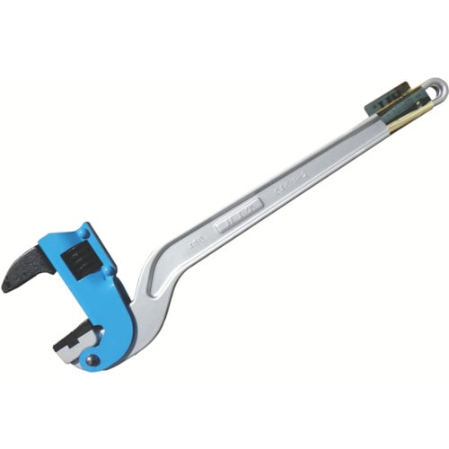 ■ＨＩＴ　ブルー　アルミコーナーパイプレンチ　白管、被覆管　兼用　４５０ｍｍ　ACPW-450J