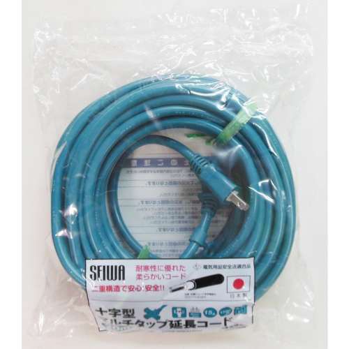 三共コーポレーション SEIWA トライアングルタップ　20m　ブルーVCTM-20MA