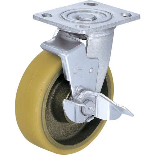 ■ハンマー　重荷重用旋回式ウレタン車輪（イモノホイール・ラジアルボールベアリング）１００ｍｍ　ＳＰ付 519BPSCU100BAR01