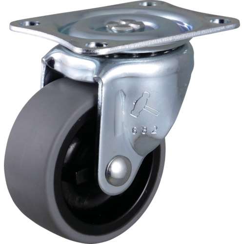 ハンマー　旋回式エラストマー車輪（ＰＰホイール）５０ｍｍ 420GL50BAR01