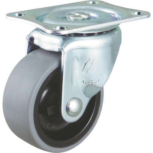 ハンマー　旋回式エラストマー車輪（ＰＰホイール）６５ｍｍ 420GL65BAR01