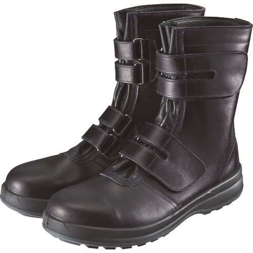 ■シモン　安全靴　マジック式　８５３８黒　２６．０ｃｍ　8538N-26.0
