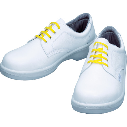 ■シモン　静電安全靴　短靴　７５１１白静電靴　２４．０ｃｍ　7511WS-24.0